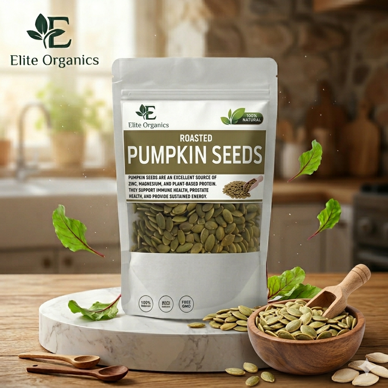 Roasted Pumpkin Seeds – Protein Rich Healthy Snack | Elite Organics